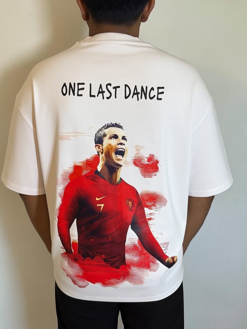 One Last Dance: RONALDO Premium Heavyweight Drop-Shoulder Tee