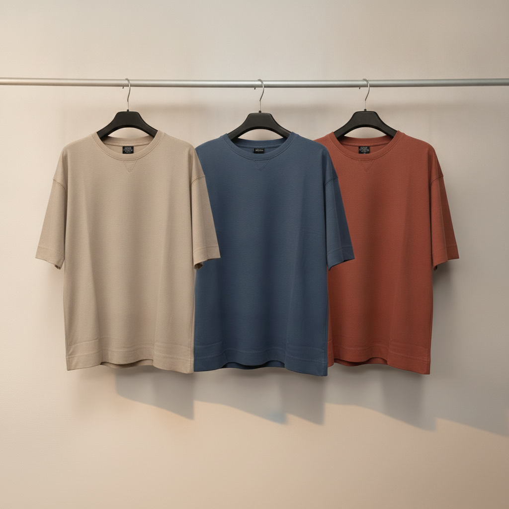 Relaxed Fit Drop-Shoulder Sweat Tee For Her