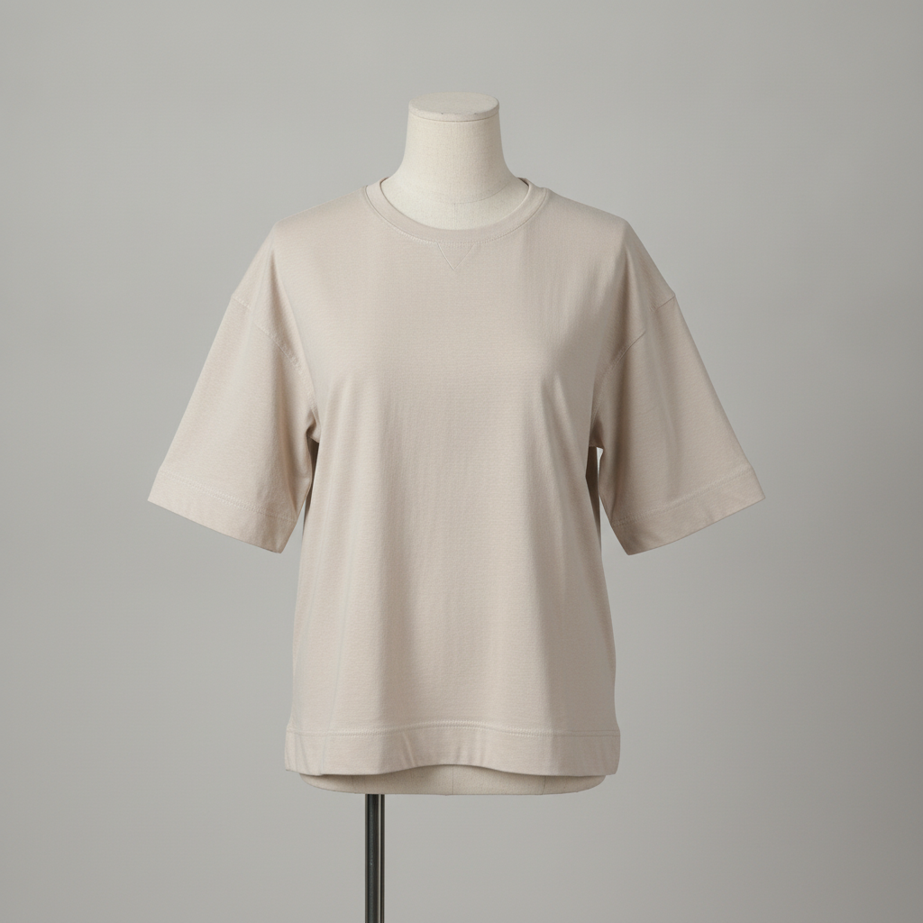 Relaxed Fit Drop-Shoulder Sweat Tee For Her