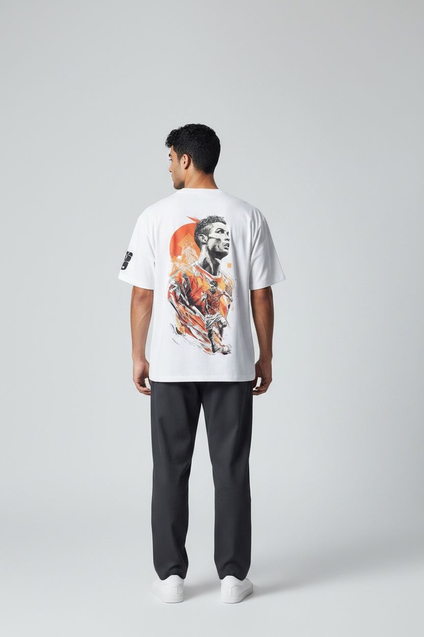RONALDO The GOAT — Japanese Art Edition Oversized Tee