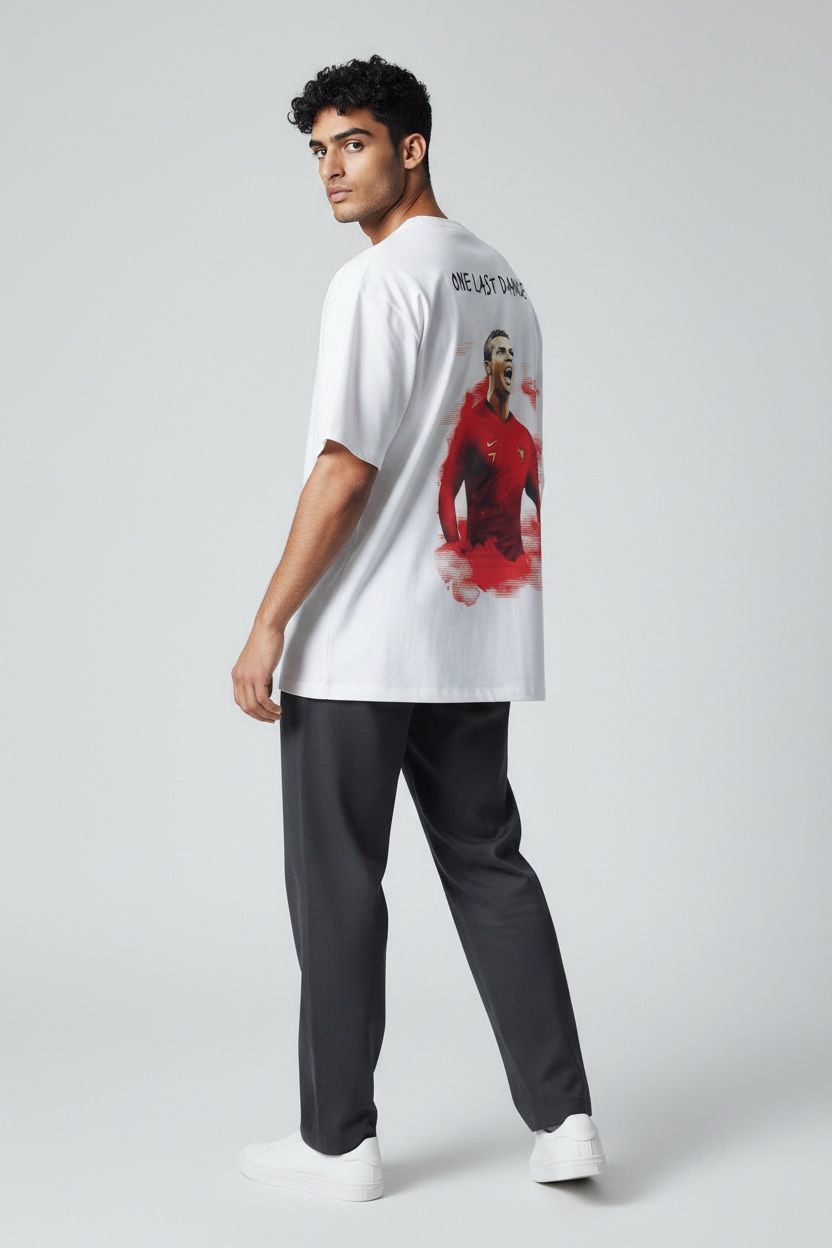 One Last Dance: RONALDO Premium Heavyweight Drop-Shoulder Tee