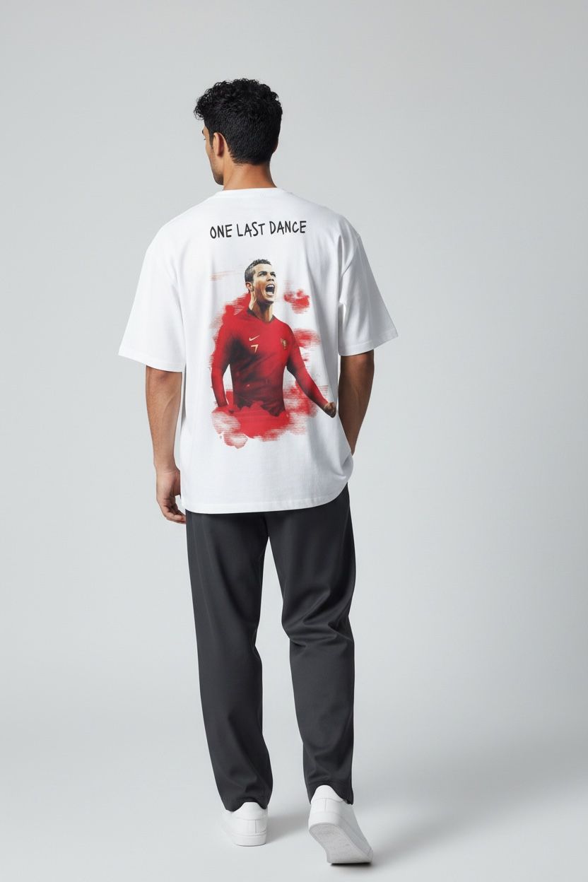 One Last Dance: RONALDO Premium Heavyweight Drop-Shoulder Tee