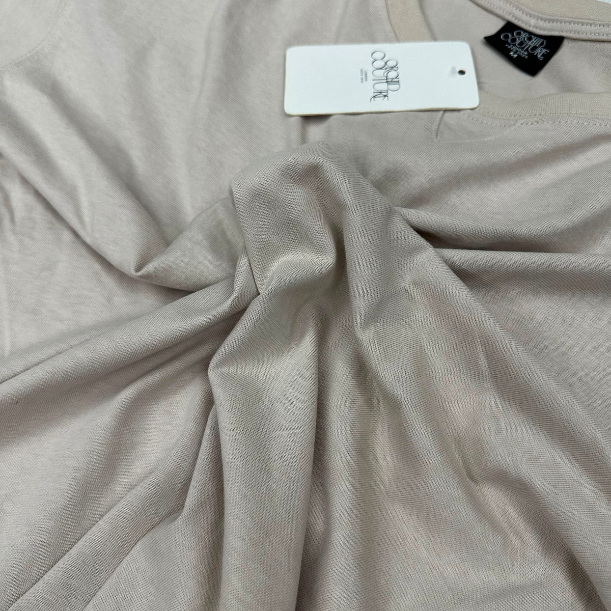 Relaxed Fit Drop-Shoulder Sweat Tee For Her